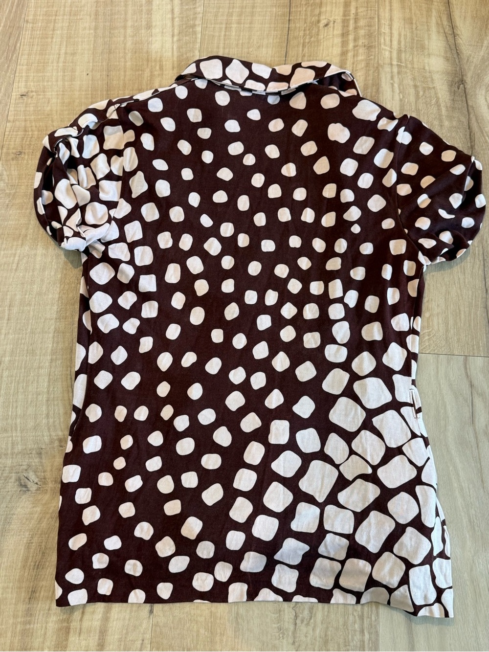 Diane von Furstenberg 100% Silk Vintage Wrap Blouse Size 2 - Picture 4 of 4